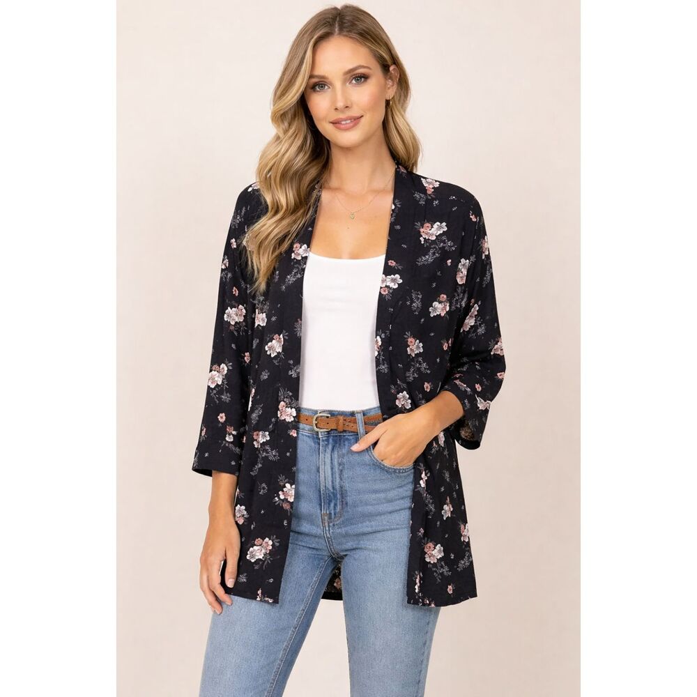 Divided Lightweight Kimono Jacket - Size Large